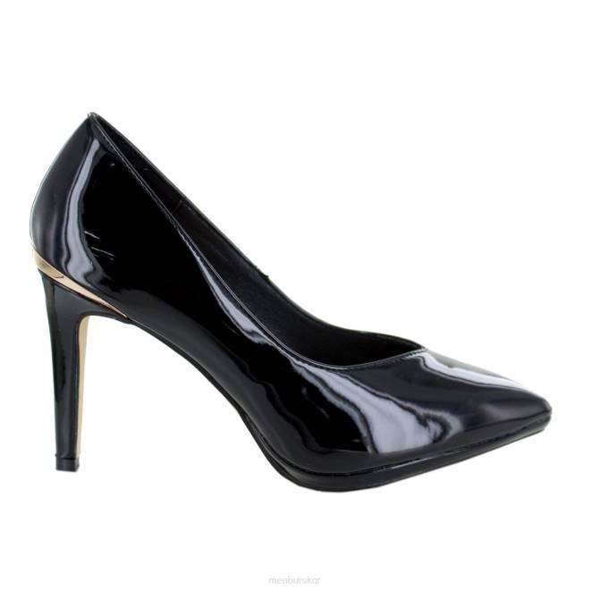 Menbur kvinnor svart stretti casual chic sko 608J513