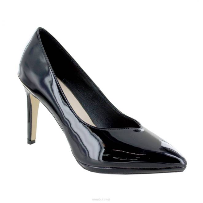 Menbur kvinnor svart stretti casual chic sko 608J513