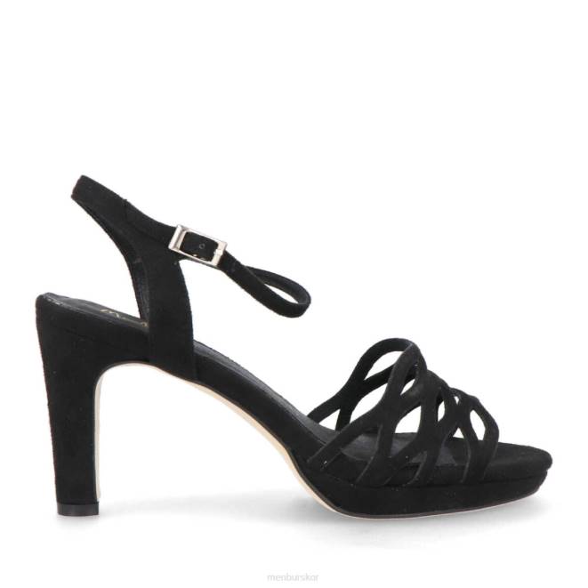 Menbur kvinnor svart trento casual chic sko 608J3312