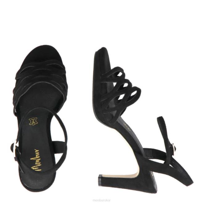 Menbur kvinnor svart trento casual chic sko 608J3312