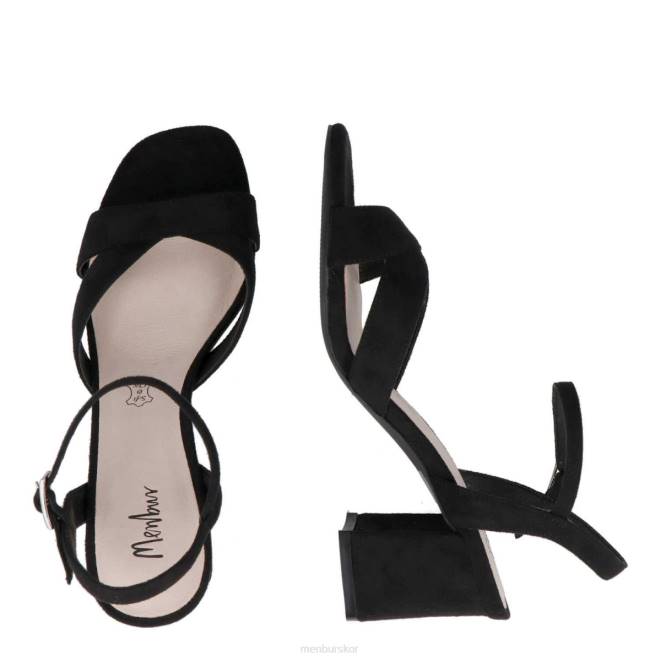 Menbur kvinnor svart venier casual chic sko 608J3251