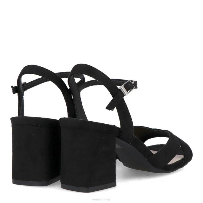 Menbur kvinnor svart venier casual chic sko 608J3251