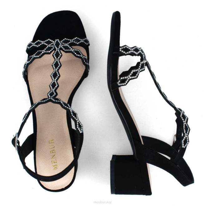 Menbur kvinnor svart vescona casual chic sko 608J506