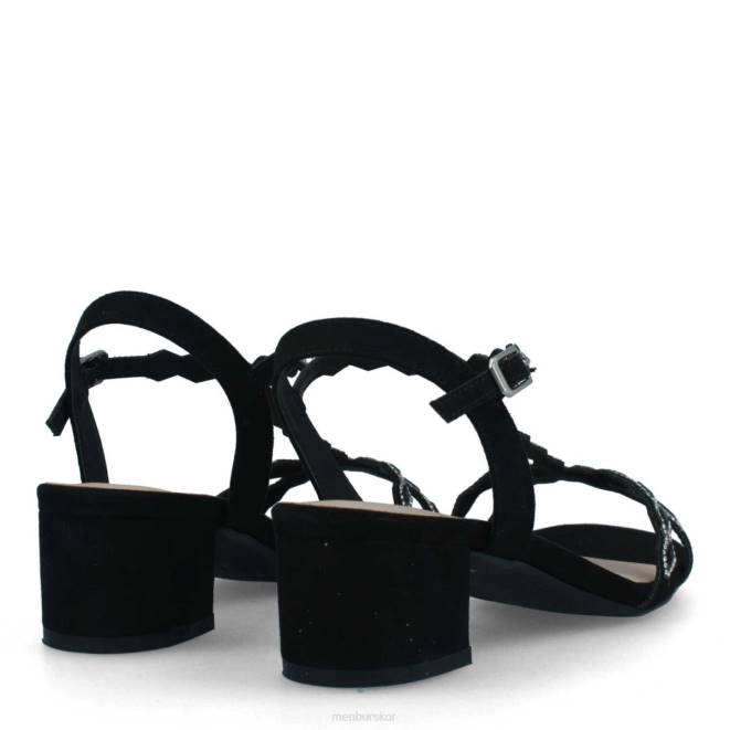 Menbur kvinnor svart vescona casual chic sko 608J506