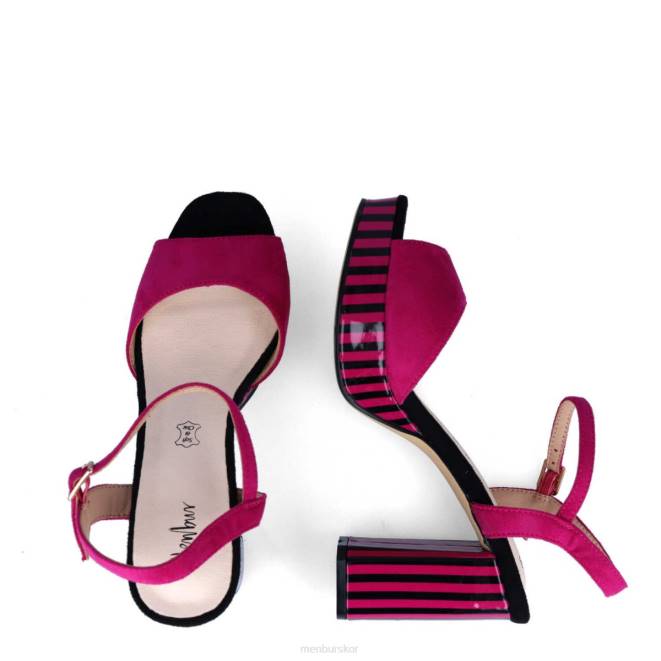 Menbur kvinnor violett aunede casual chic sko 608J3300