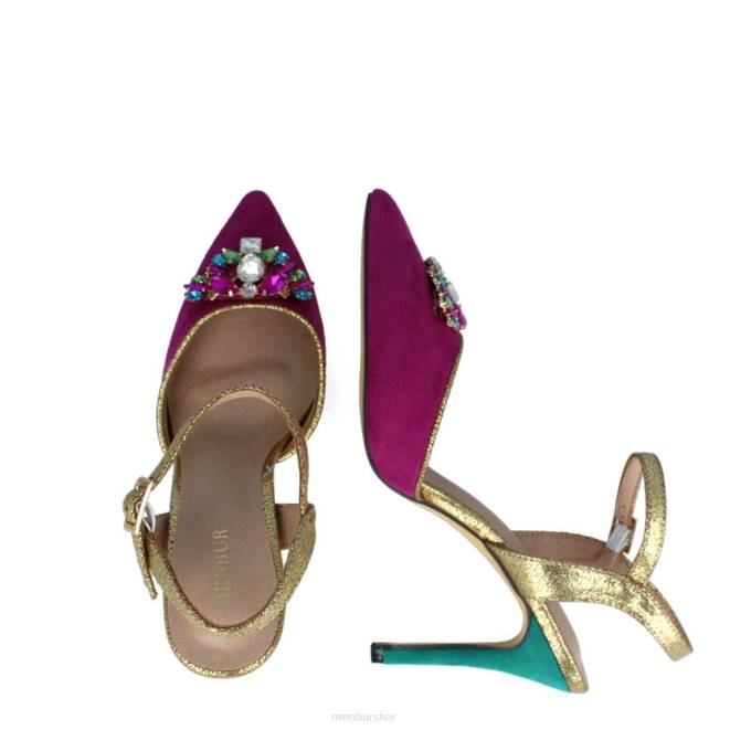 Menbur kvinnor violett bertigaro casual chic sko 608J3134