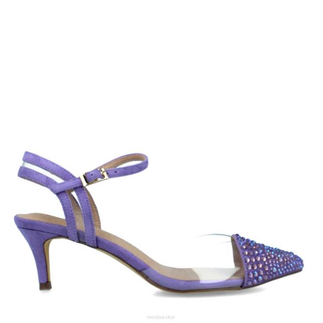 Menbur kvinnor violett braulins casual chic sko 608J3070