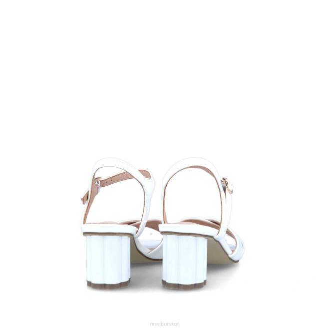 Menbur kvinnor vit albule casual chic sko 608J3258