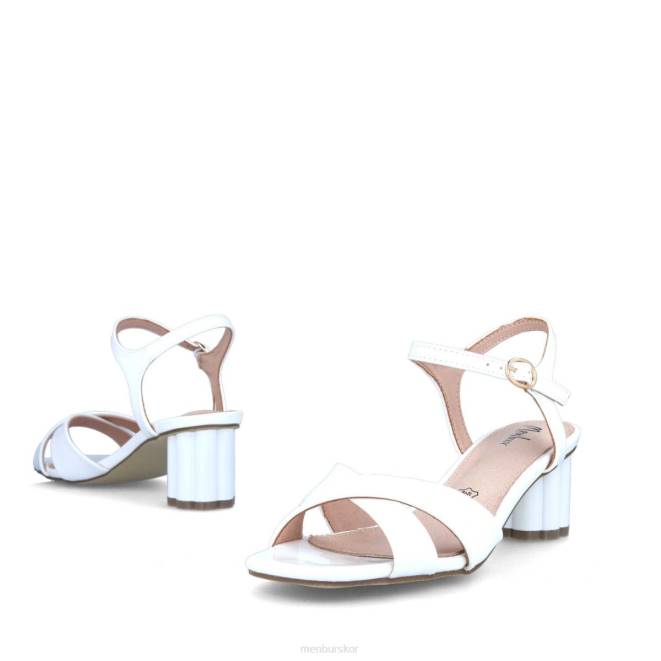 Menbur kvinnor vit albule casual chic sko 608J3258