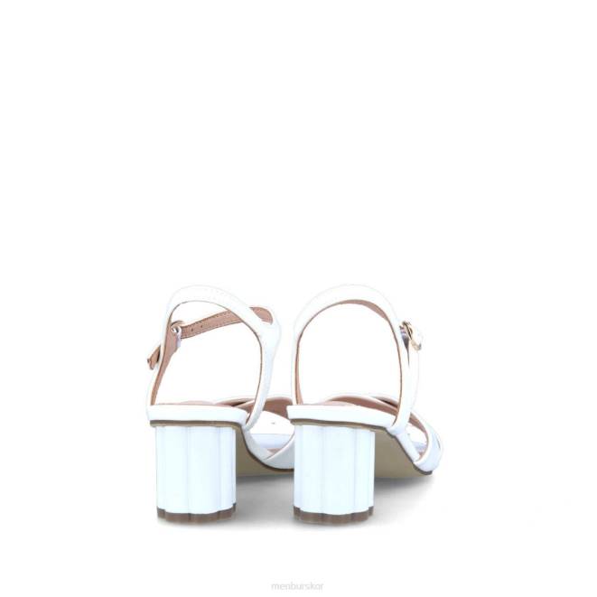 Menbur kvinnor vit albule casual chic sko 608J3258
