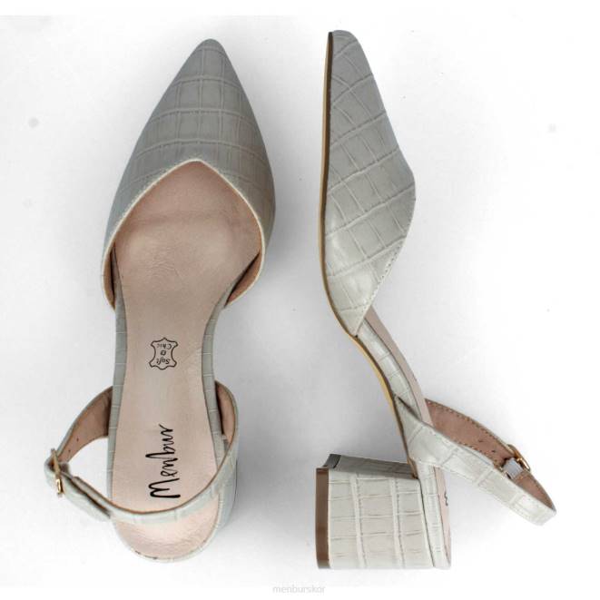 Menbur kvinnor vit anela casual chic sko 608J3069