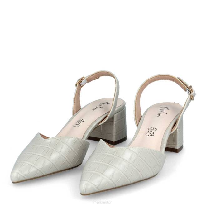 Menbur kvinnor vit anela casual chic sko 608J3069