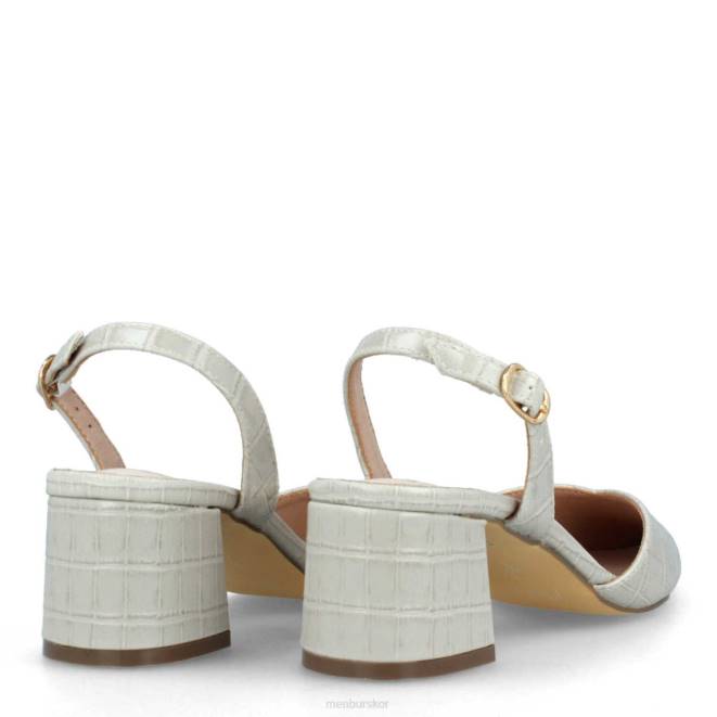 Menbur kvinnor vit anela casual chic sko 608J3069