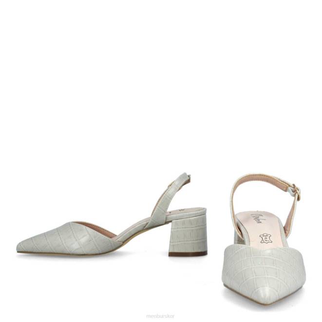 Menbur kvinnor vit anela casual chic sko 608J3069