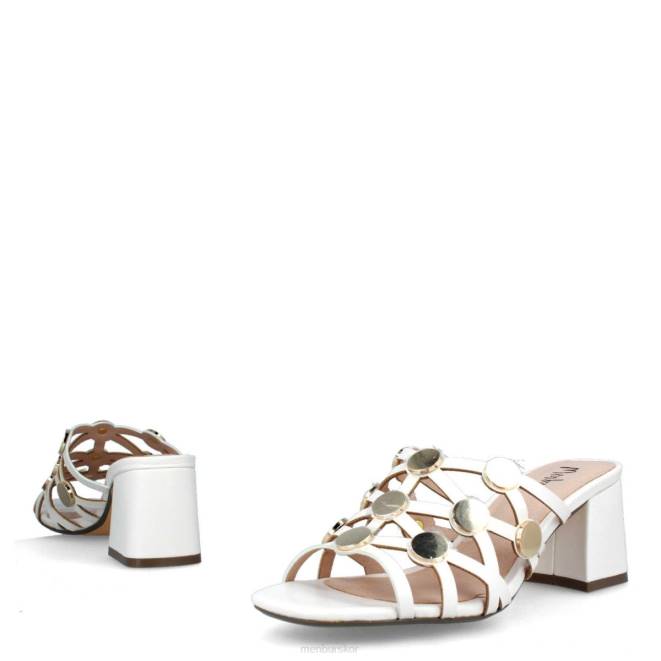 Menbur kvinnor vit bedole casual chic sko 608J281