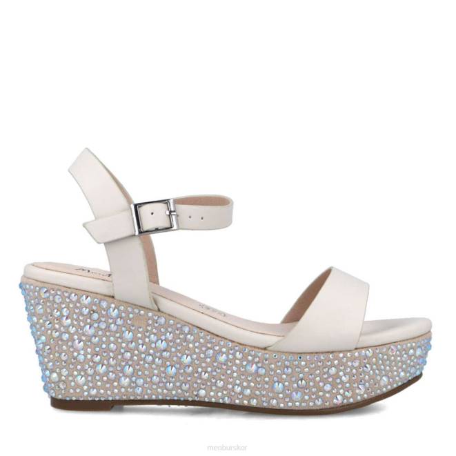 Menbur kvinnor vit blumau casual chic sko 608J3627