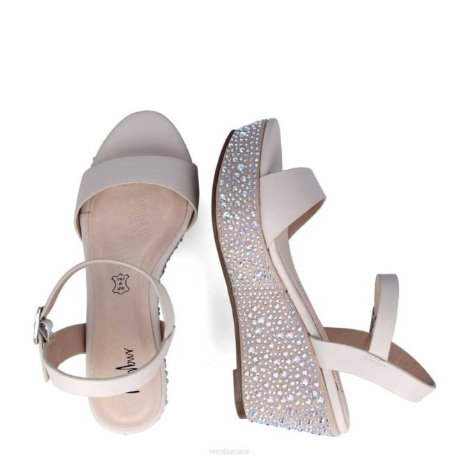 Menbur kvinnor vit blumau casual chic sko 608J3627