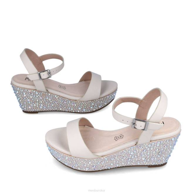 Menbur kvinnor vit blumau casual chic sko 608J3627