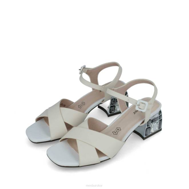 Menbur kvinnor vit brirus casual chic sko 608J3124