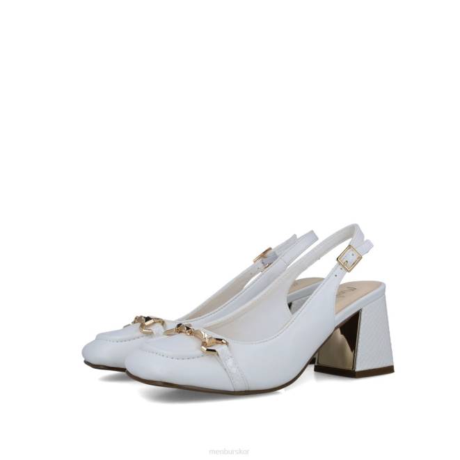 Menbur kvinnor vit oktaner casual chic sko 608J199