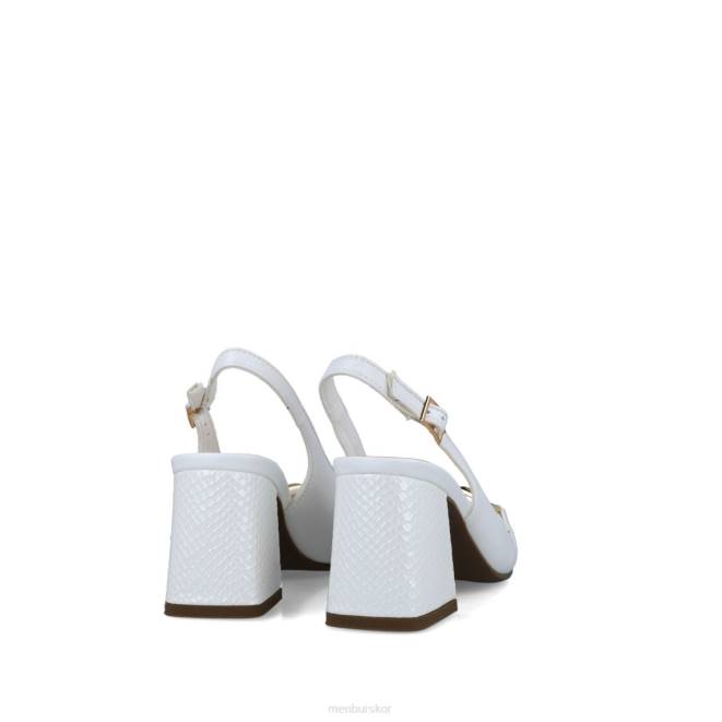 Menbur kvinnor vit oktaner casual chic sko 608J199