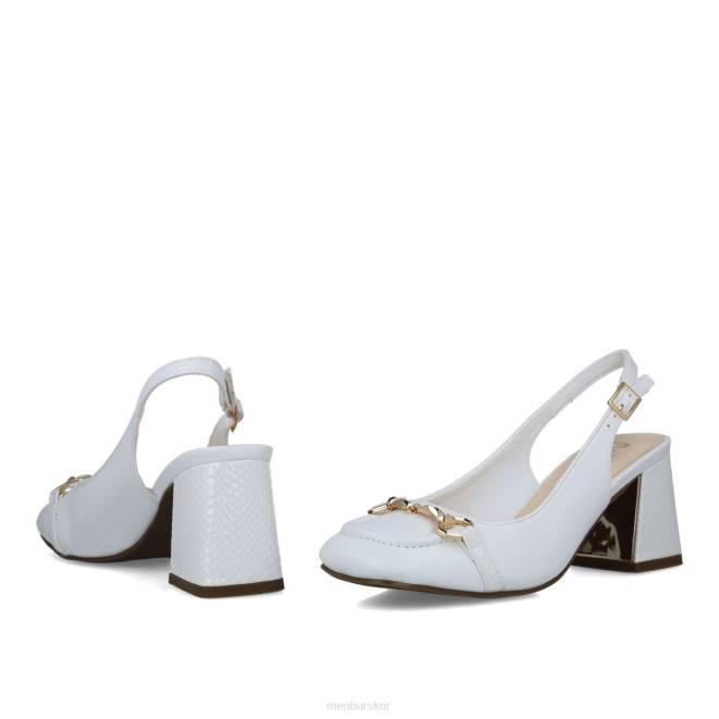 Menbur kvinnor vit oktaner casual chic sko 608J199