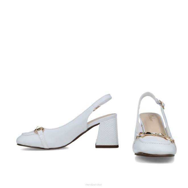Menbur kvinnor vit oktaner casual chic sko 608J199