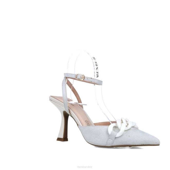 Menbur kvinnor vit scutum casual chic sko 608J3003