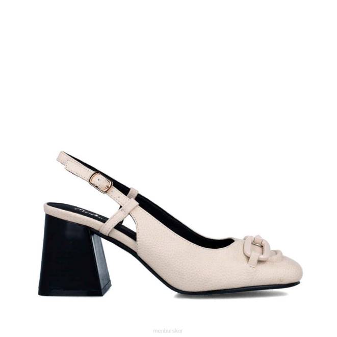 Menbur kvinnor vit sextaner casual chic sko 608J449