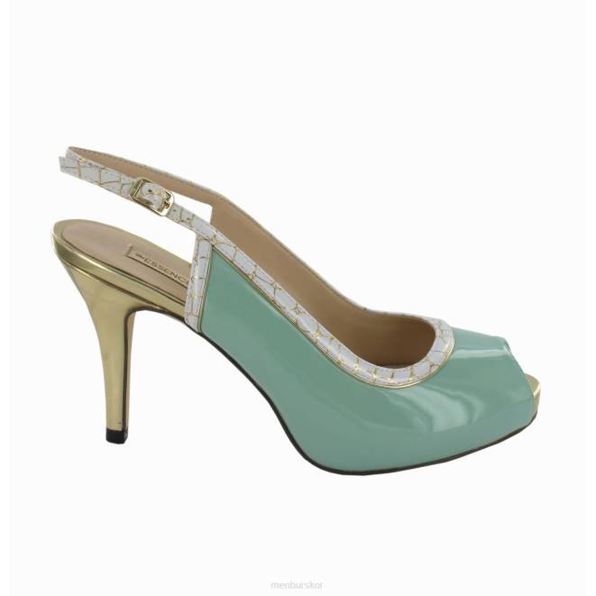 Menbur kvinnor azul claro alazores högklackat 608J4692