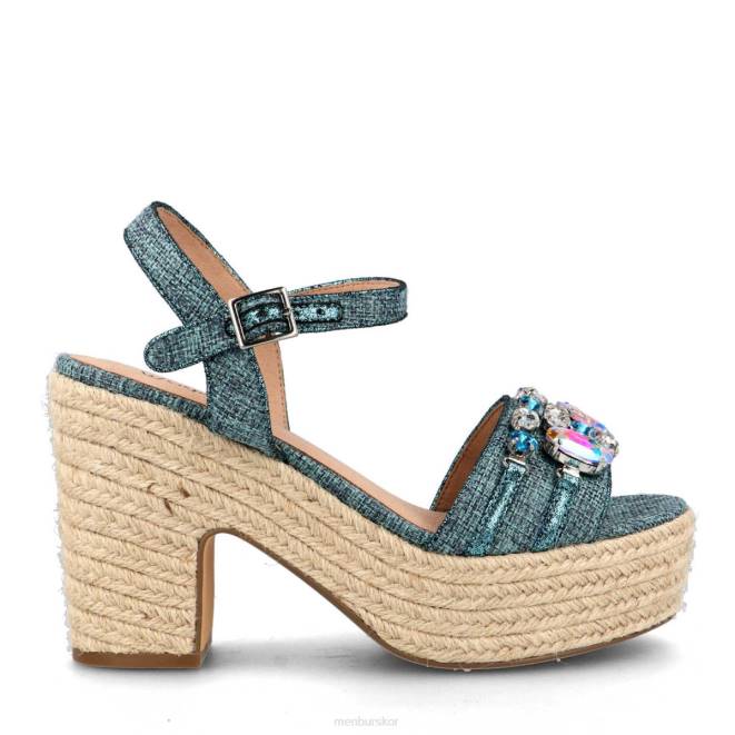 Menbur kvinnor azul claro baslicens högklackat 608J4998