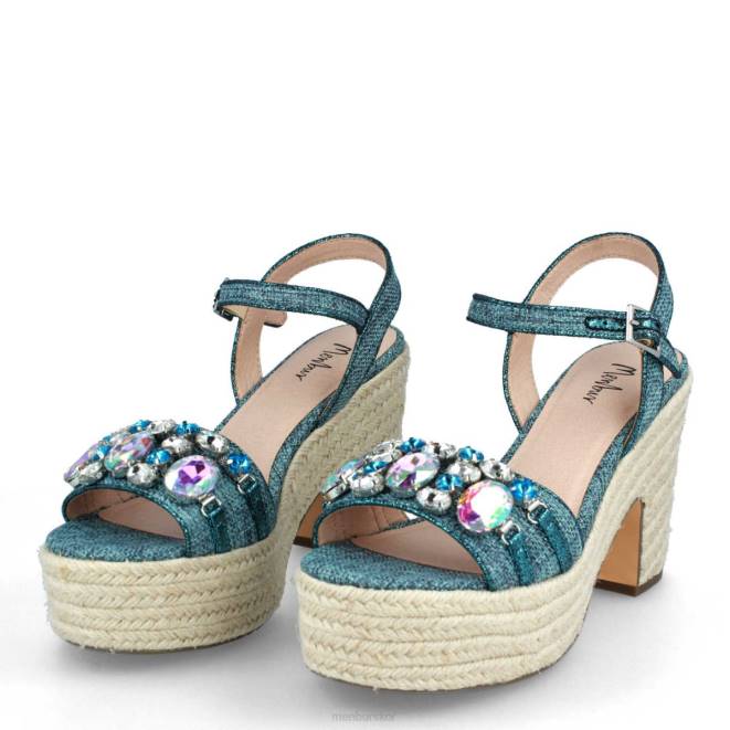 Menbur kvinnor azul claro baslicens högklackat 608J4998