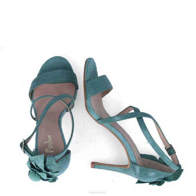 Menbur kvinnor azul claro bianchi högklackat 608J4575