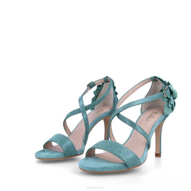 Menbur kvinnor azul claro bianchi högklackat 608J4575