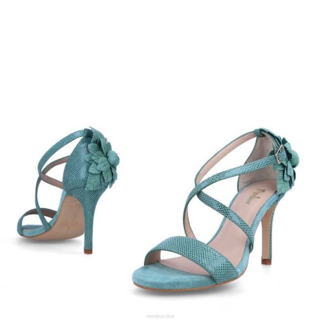 Menbur kvinnor azul claro bianchi högklackat 608J4575