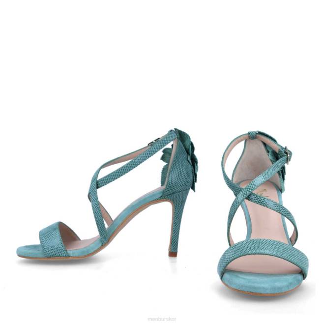 Menbur kvinnor azul claro bianchi högklackat 608J4575