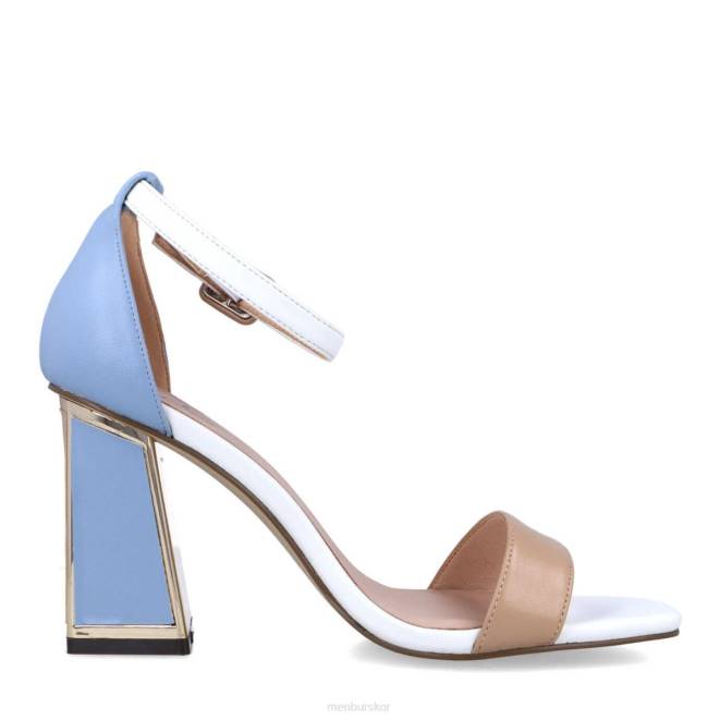 Menbur kvinnor azul claro camedo högklackat 608J5447