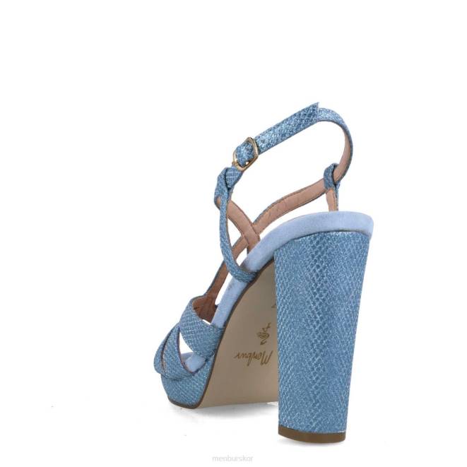 Menbur kvinnor azul claro creonte högklackat 608J4000