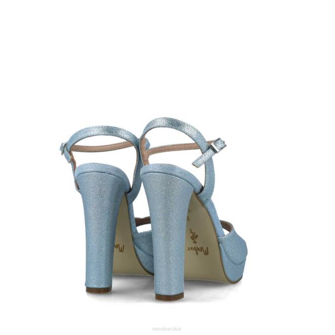 Menbur kvinnor azul claro estilbo högklackat 608J4014