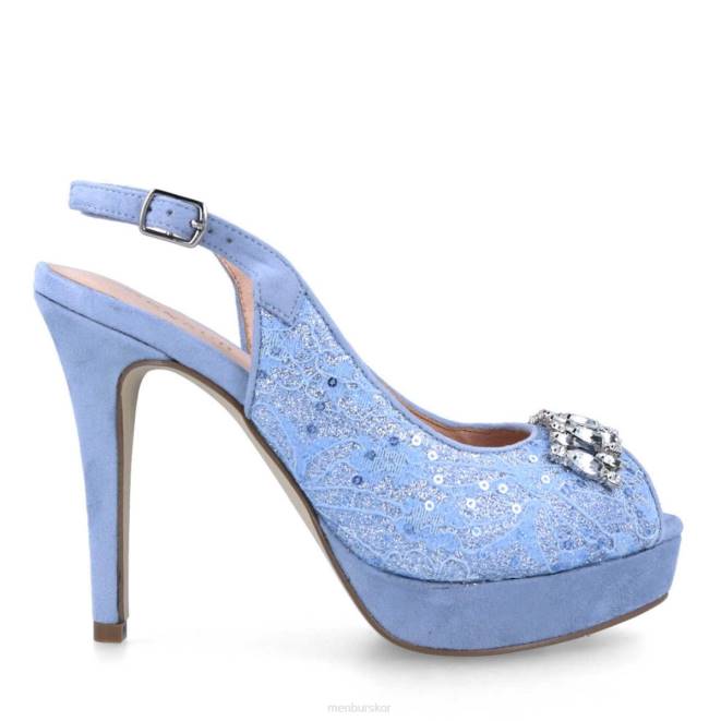 Menbur kvinnor azul claro novarese högklackat 608J1492