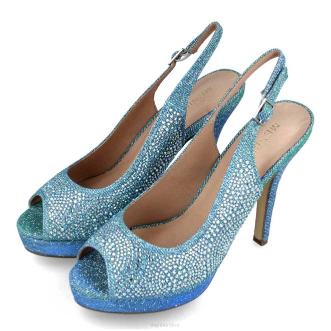 Menbur kvinnor azul medio badolato högklackat 608J4093