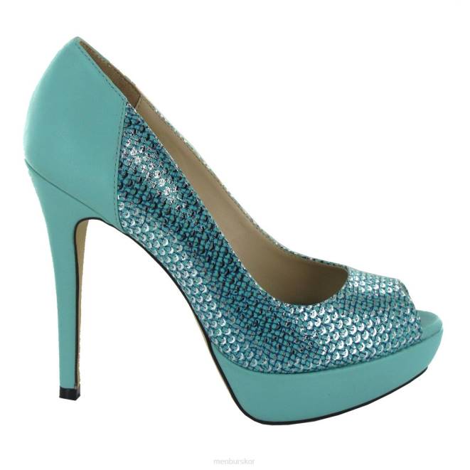 Menbur kvinnor azul medio lanteira högklackat 608J4707