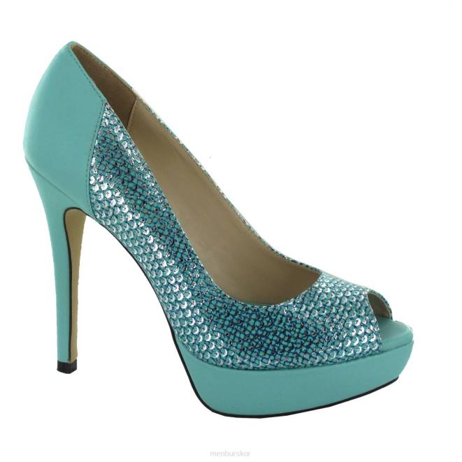 Menbur kvinnor azul medio lanteira högklackat 608J4707