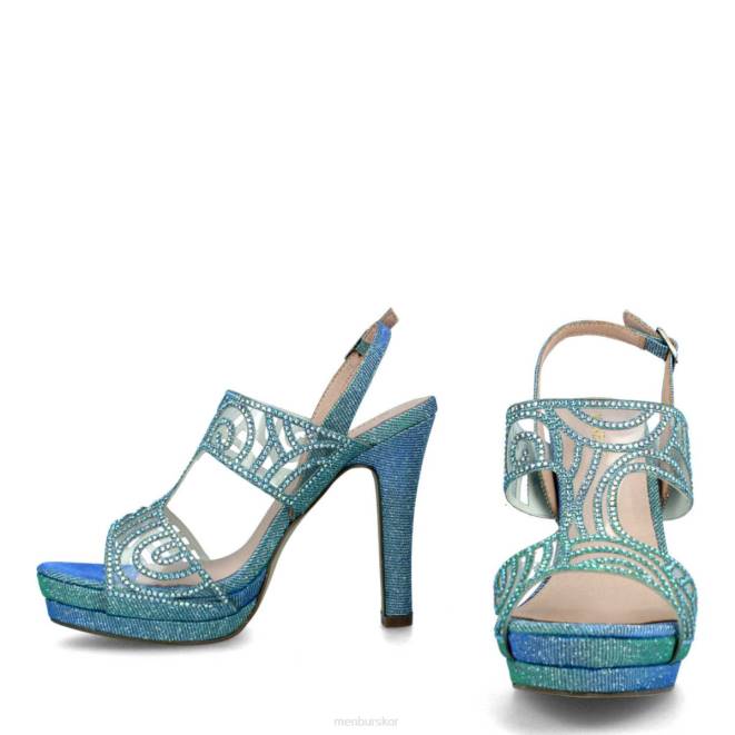 Menbur kvinnor azul medio milanesiska högklackat 608J4990