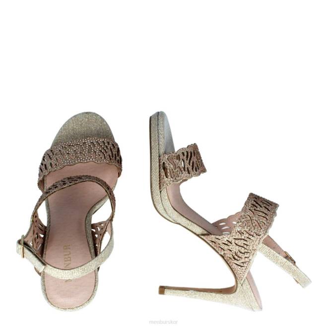 Menbur kvinnor beige Terra Nova högklackat 608J946