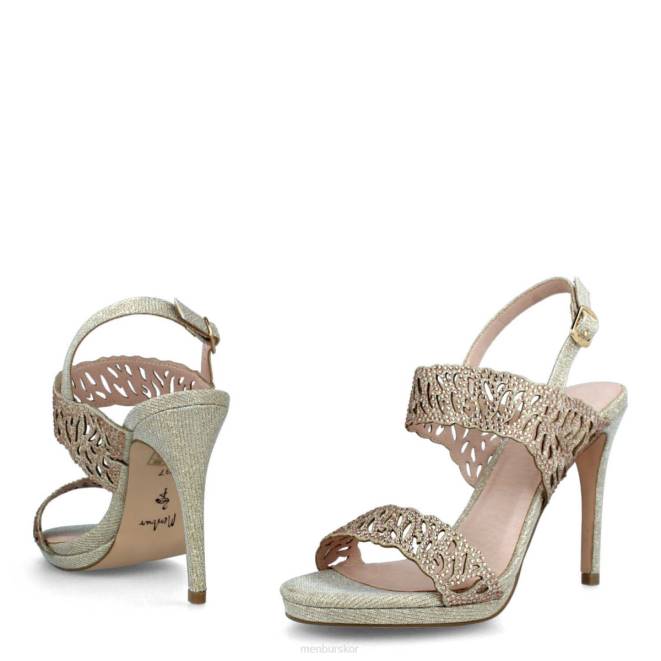 Menbur kvinnor beige Terra Nova högklackat 608J946