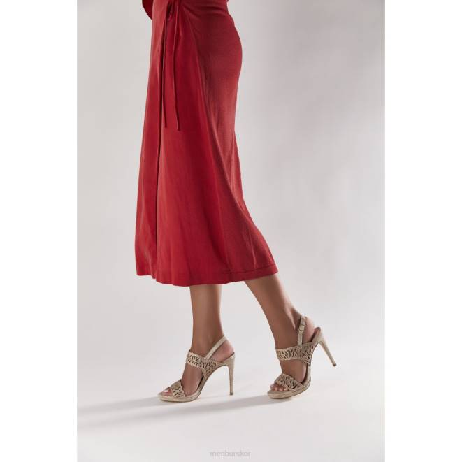 Menbur kvinnor beige Terra Nova högklackat 608J946