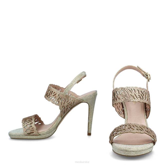 Menbur kvinnor beige Terra Nova högklackat 608J946