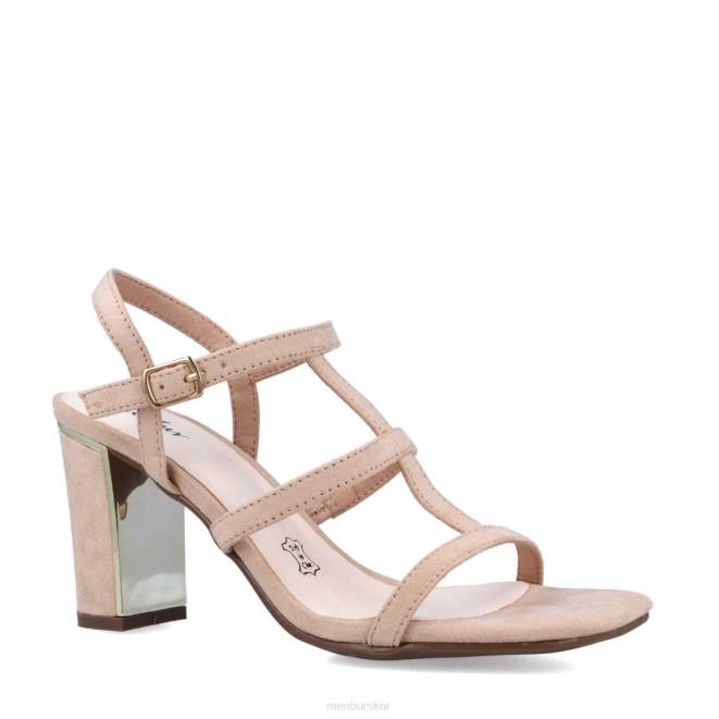 Menbur kvinnor beige acis högklackat 608J5480