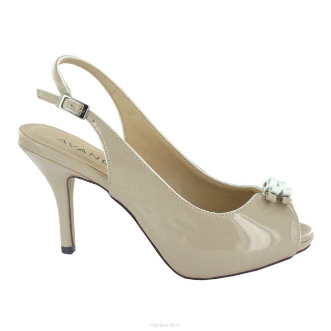 Menbur kvinnor beige almunecar högklackat 608J4694